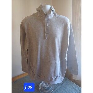 Just Hoods by Awdis sportswear  hoodie gray jacket long sleeves  JHA001 Medium
